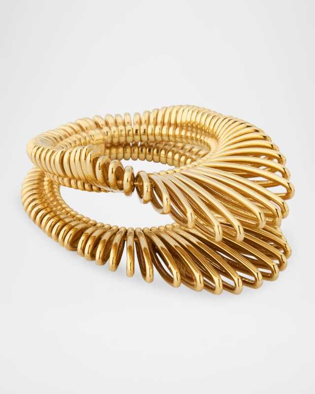 18K Yellow Gold Guitar Statement Ring